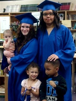 Teen Mother Graduates 
